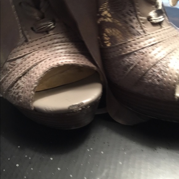 Seychelles gray wedges size 6 - Picture 3 of 4